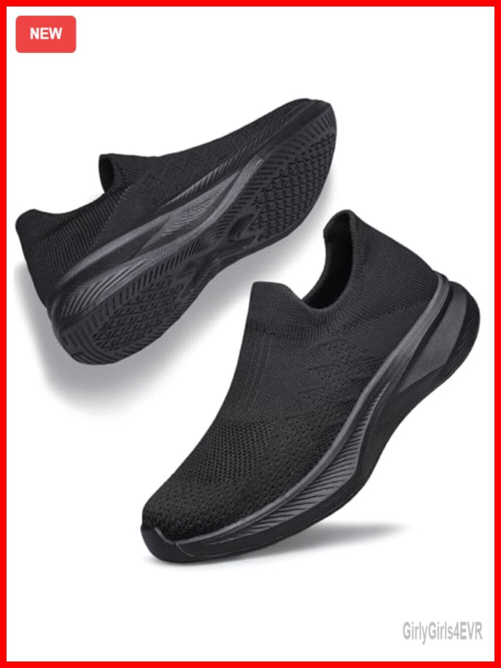 Women's Slip On Walking Shoes Breathable Mesh Athletic Sneakers